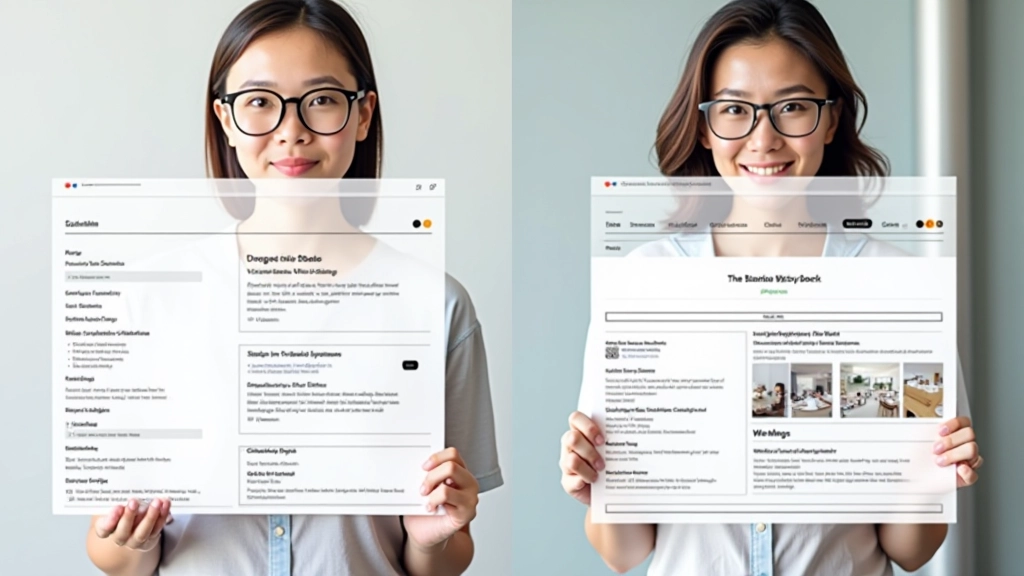 Business website redesign project