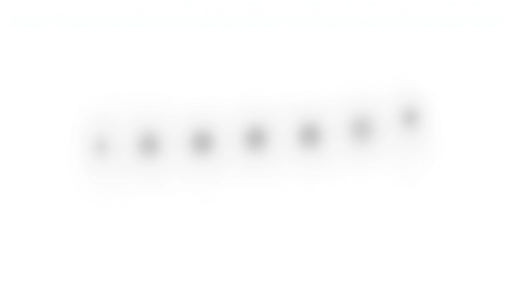 Typography scale showing different heading and body text sizes arranged in decreasing order with pixel measurements